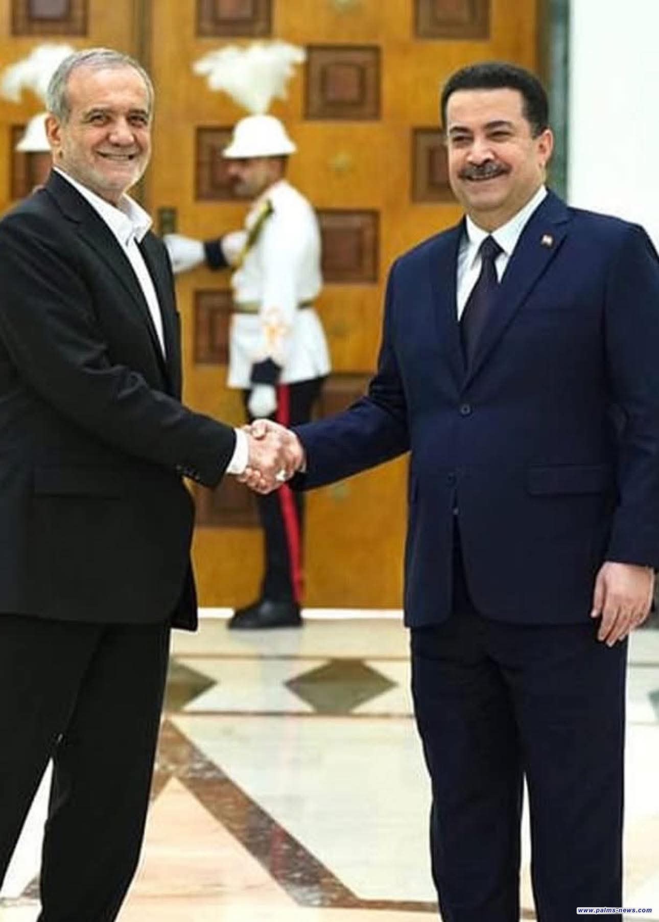 بزشکیان يهنئ العراق بمناسبة نجاح الانتخابات التشريعية السادسة في العراق.